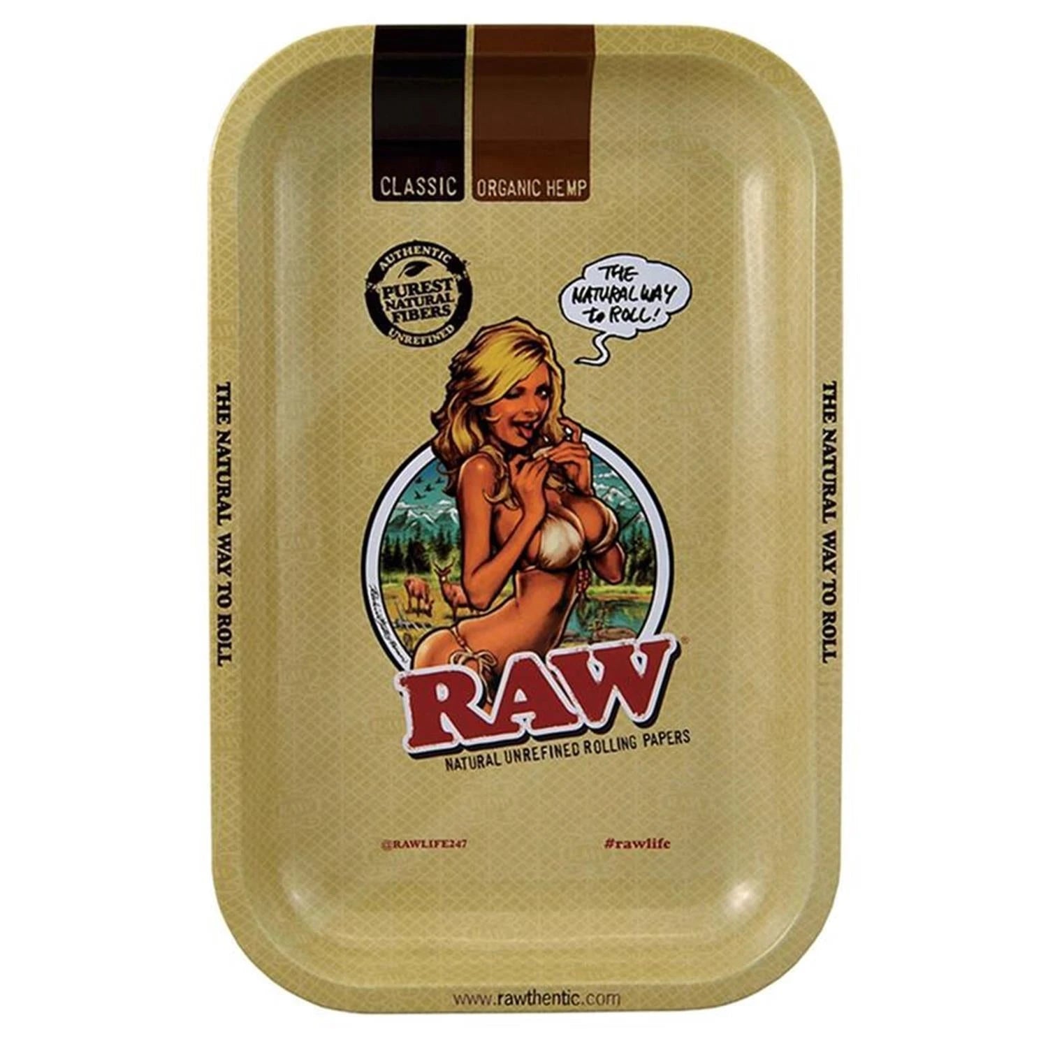 RAW Girl Rolling Tray Small 27,5 x 17,5 cm RAW